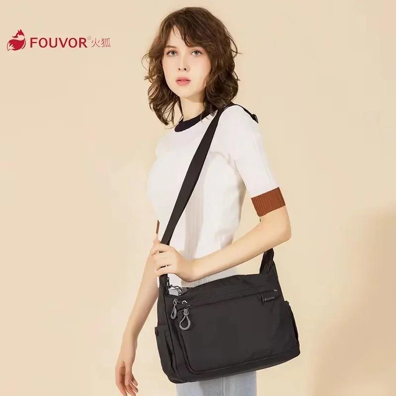 Fouvor sac à bandoulière pour femme en Nylon mode grande capacité sac à bandoulière 2025 tendance sa