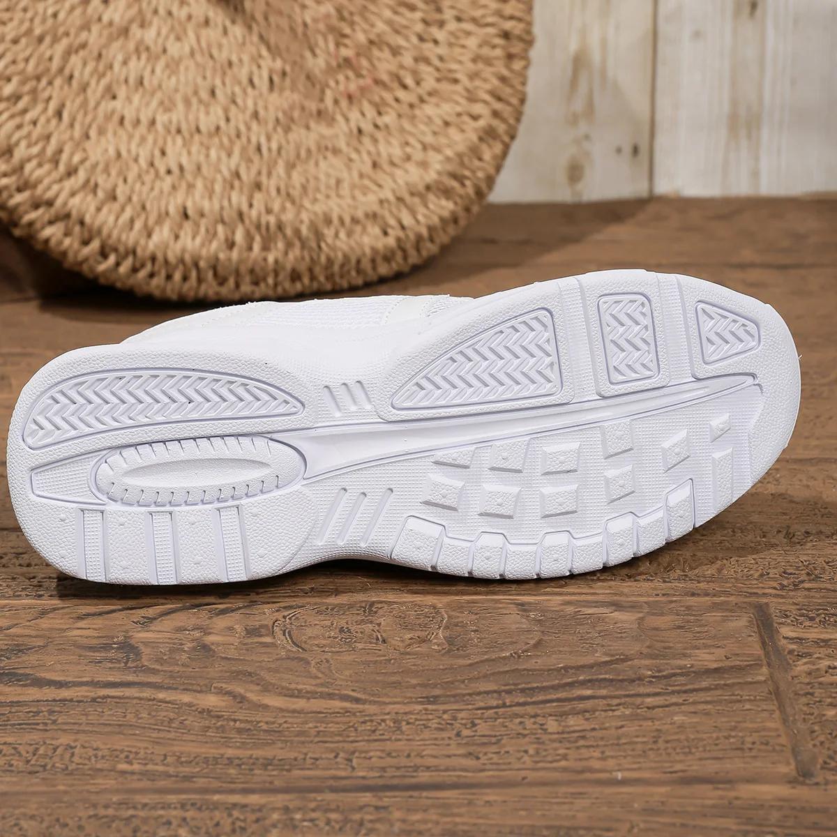 Chaussures d'allaitement blanches pures pour médecins, infirmières, travail d'hôpital, baskets en cu
