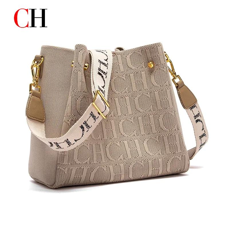 CH automne hiver classique sac à bandoulière marque tempérament à la mode décontracté grande capacit