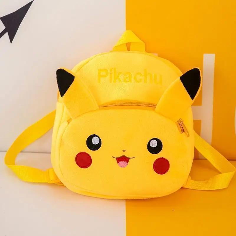 Sac à dos en peluche Pokemon Pikachu, figurine de dessin animé kawaii, jouet en peluche doux et mign