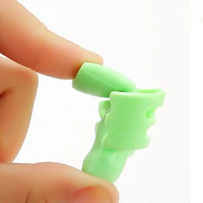 Porte-crayon d'écriture pour enfants, 1/3 pièces, pratique d'apprentissage, stylo en Silicone, aide 