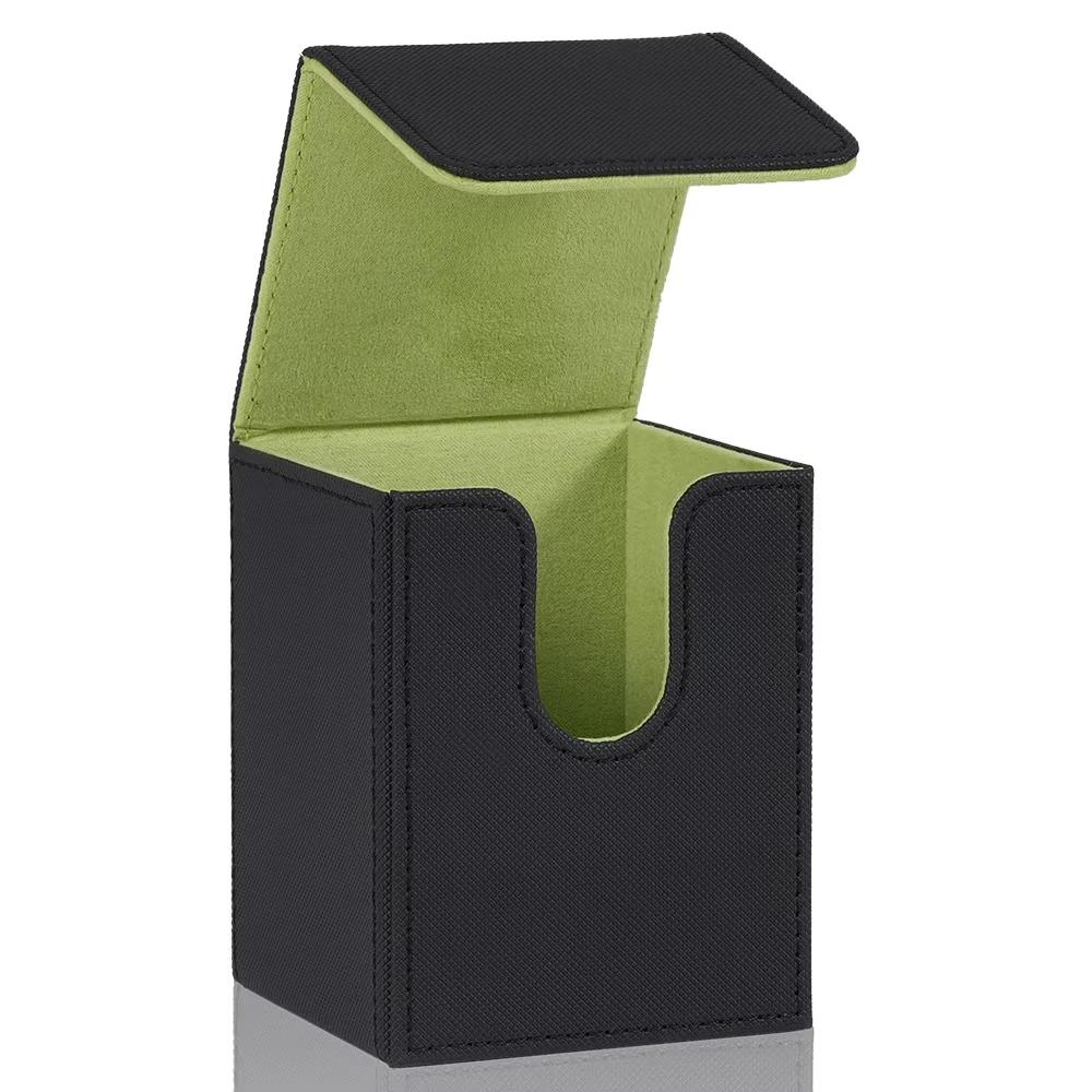 Boîte de jeu de cartes, boîte de rangement de cartes contient plus de 100 cartes à manches simples, 