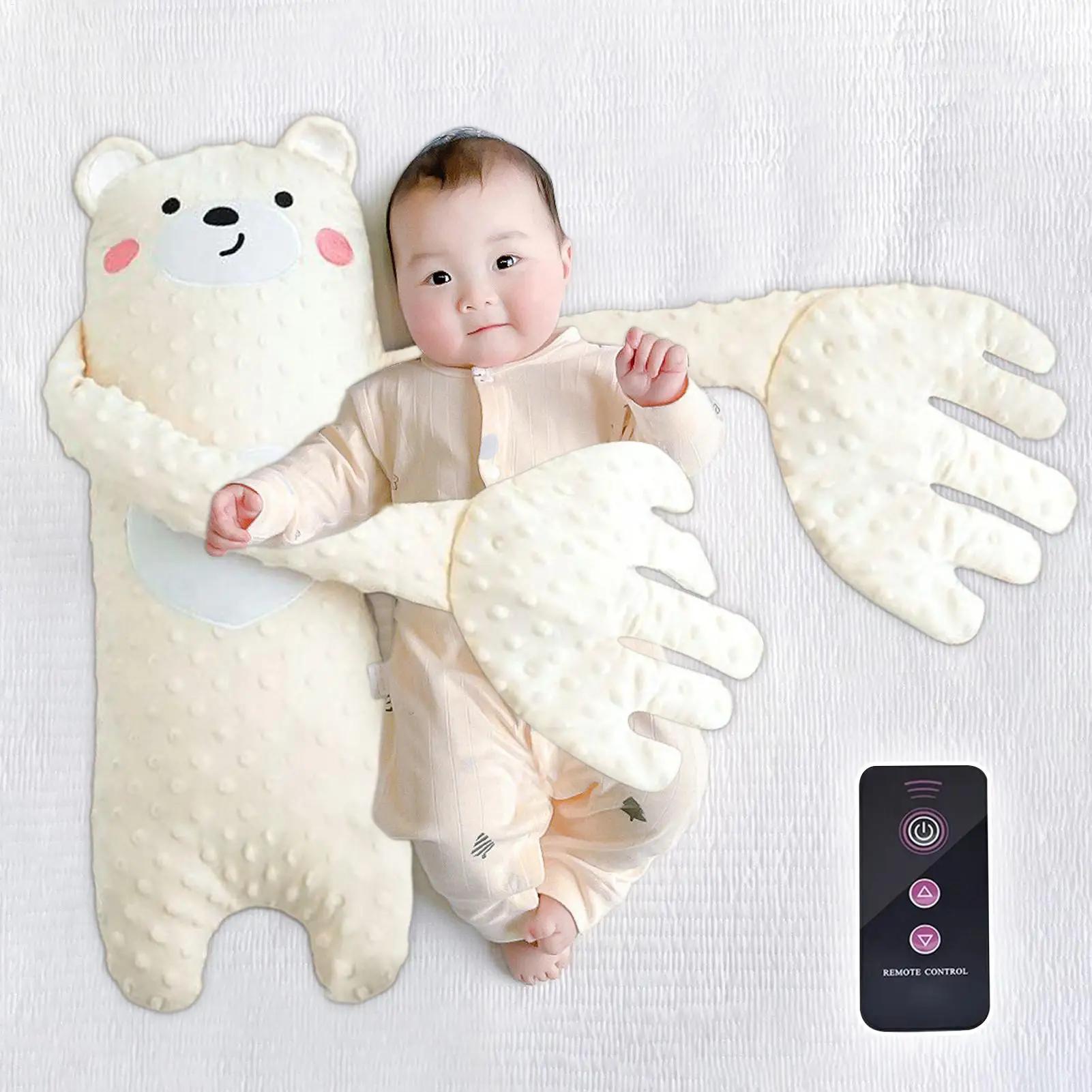 Coussin de Sommeil pour Bébé avec Sons Apaisants, Anti-Surprise, Jouet pour Tout-Petits avec Télécom