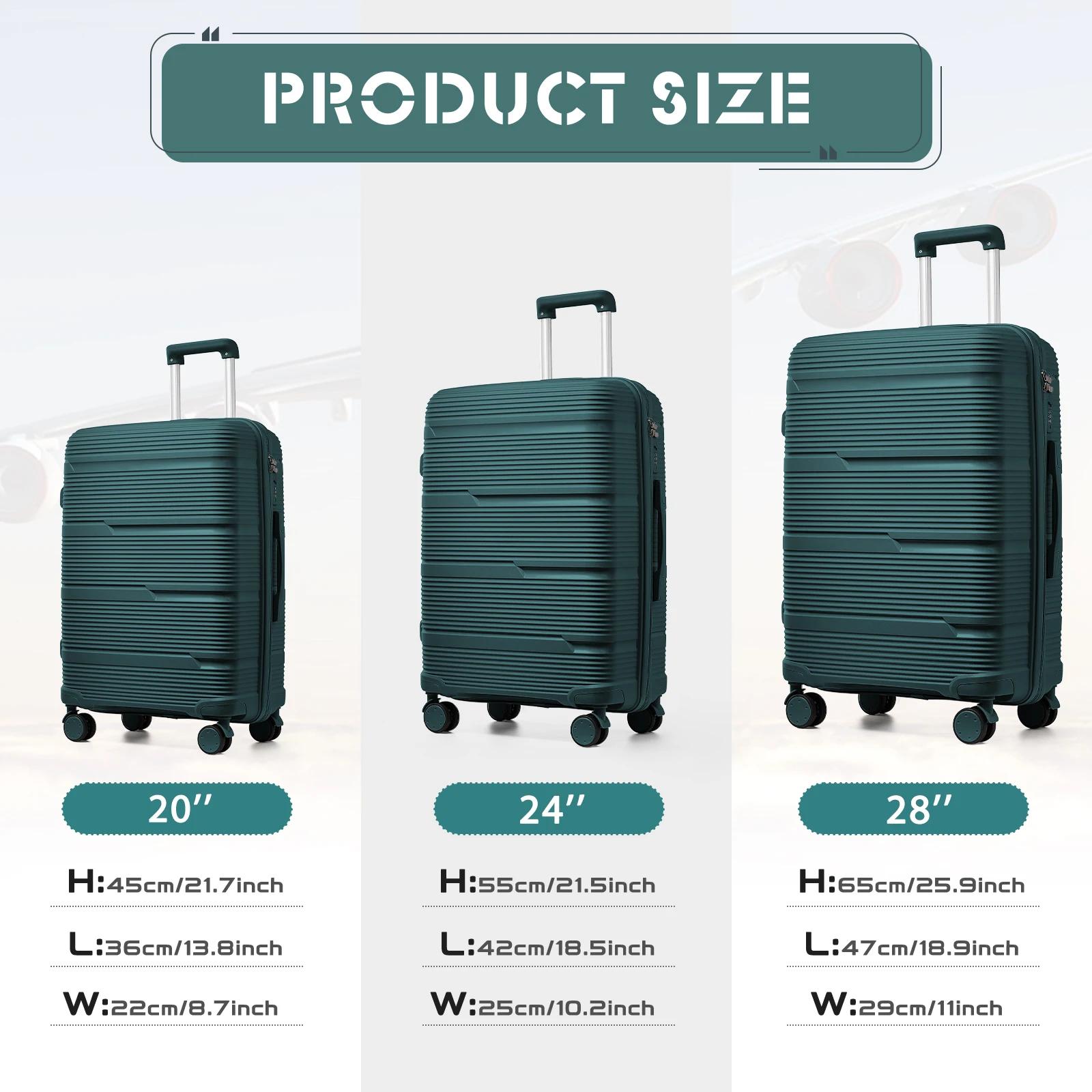 2024 Nouveau design valise de voyage roulante, femmes hommes continuer boîtier de chariot de voyage 