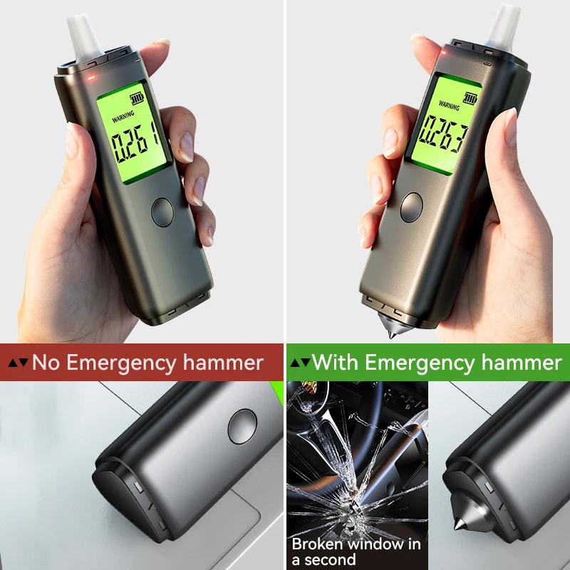 Alcootest rechargeable ZW |   Précision de qualité professionnelle |   Testeur d'alcoolémie portable