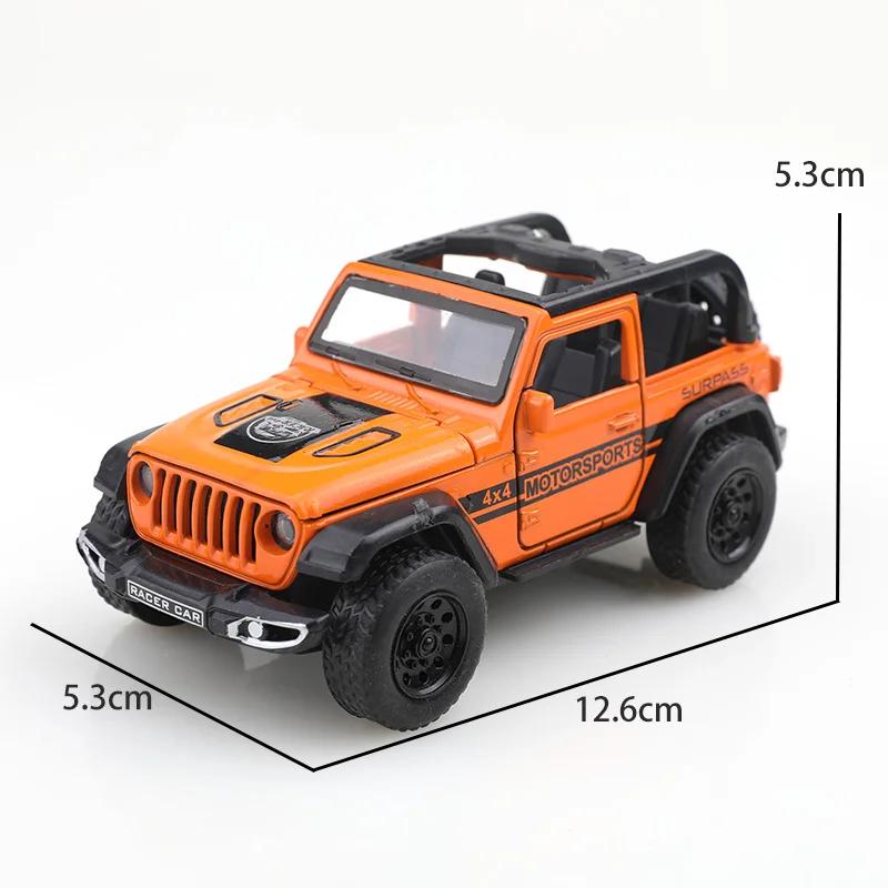 (Bagged) Véhicule tout-terrain Wrangler convertible 1/36, métal moulé sous pression, jouet pour garç