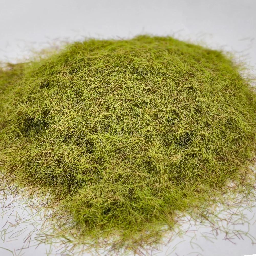 Aiguille d'herbe statique Miniature artificielle, touffe d'herbe de 8MM pour paysage de Table de sab