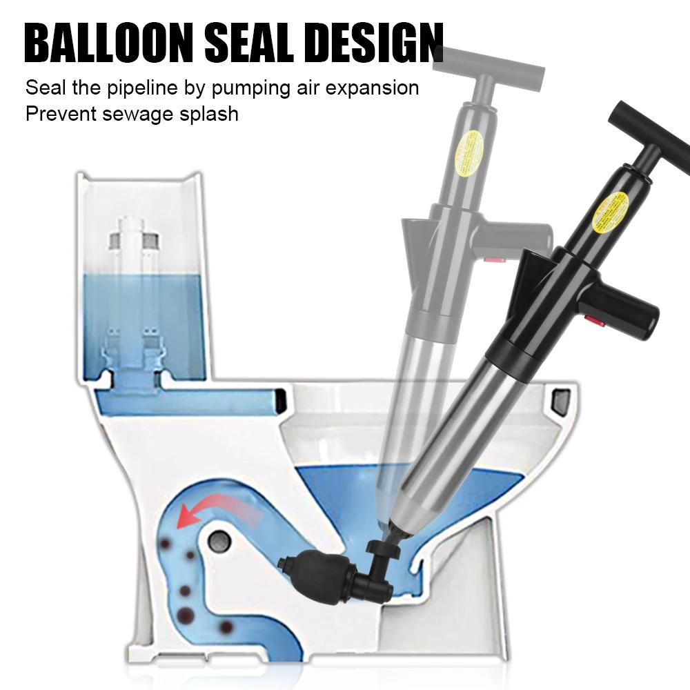 Piston de vidange haute pression pour toilettes, dissolvant de bouchons de dragage, déboucheur de tu