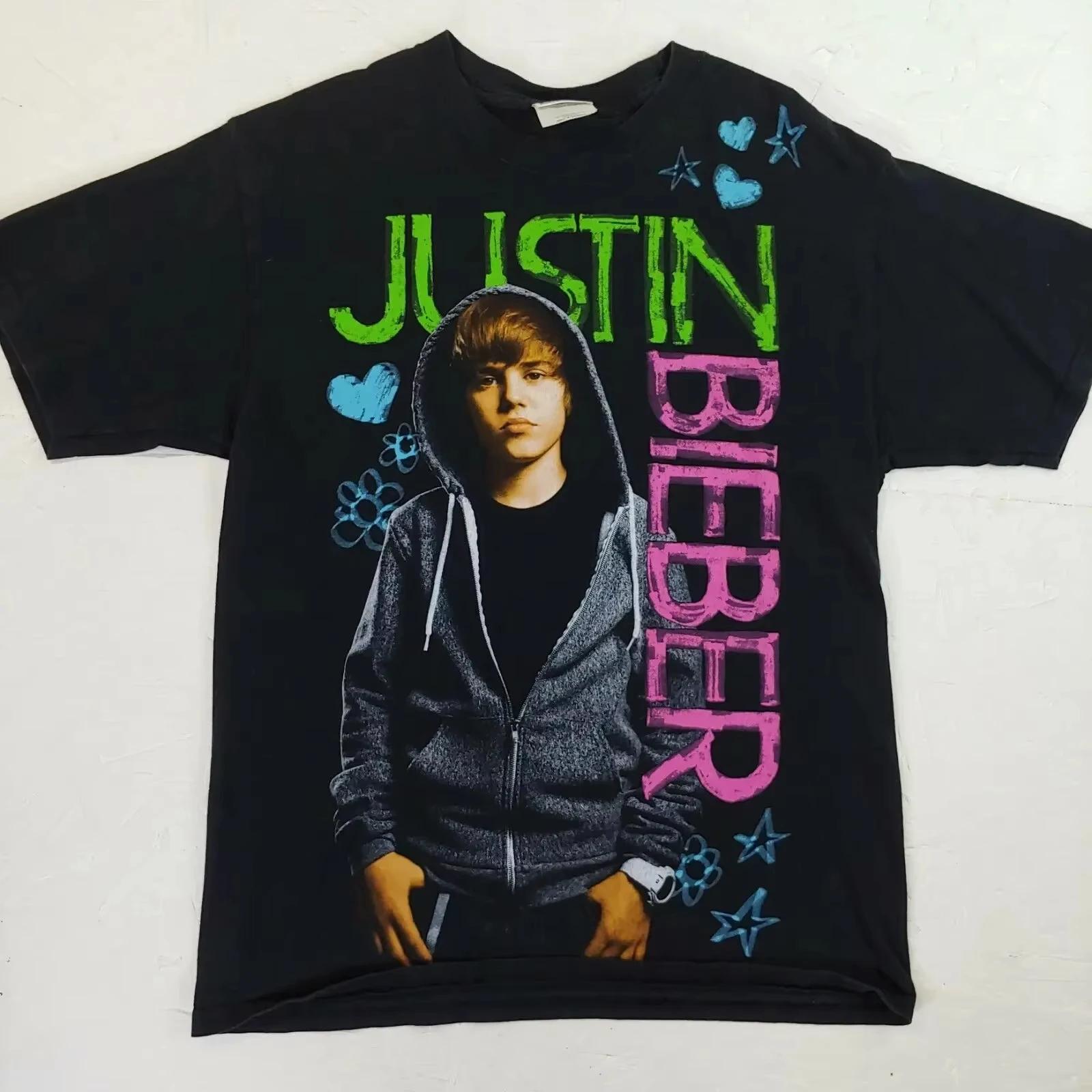 T-shirt avec la nouvelle couverture de l'album de Justin Bieber pour le printemps/été 2026 Un t-shir