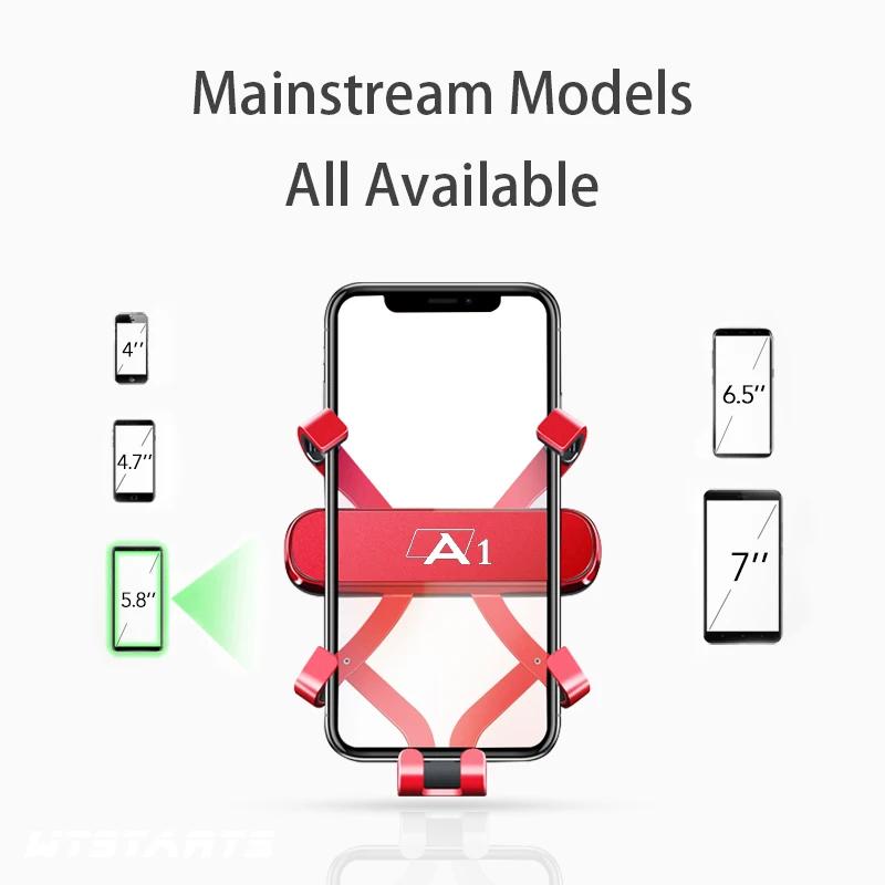 Support de téléphone de voiture pour Audi A1, 8X Sportback, navigation GPS réglable, support d'invit