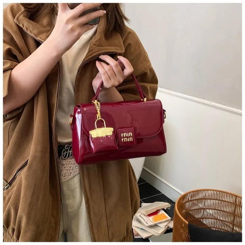 Sacs à langer élégants et simples de style parisien pour femmes, sac à bandoulière de créateur de mo