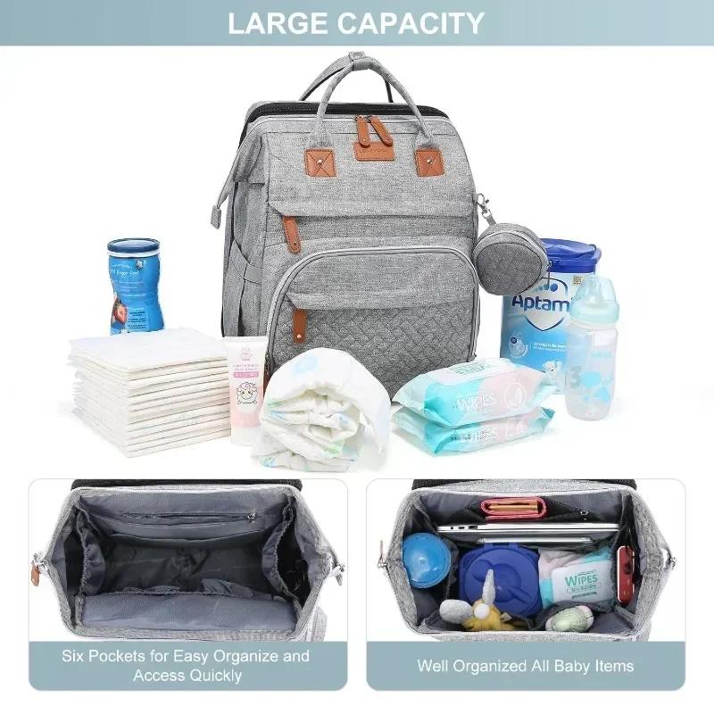 Sacs Proxy pour Couches pour Bébé, Station Portable, Lit de Voyage, Couffin Pliable, Ombre CPull, Co