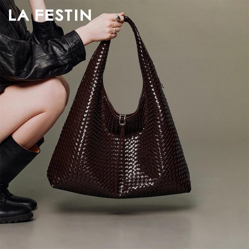 LA FESTIN Original tissé sac fourre-tout pour femmes nouveaux sacs féminins mode sac à bandoulière g