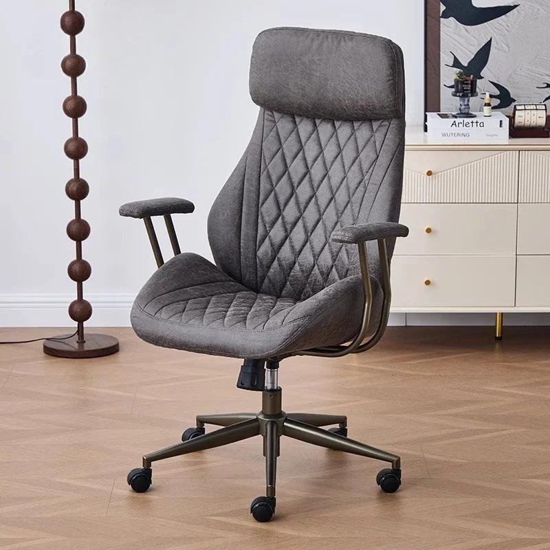 Chaises De bureau inclinables extensibles Support arrière chaises De bureau exécutives mangeoire rel