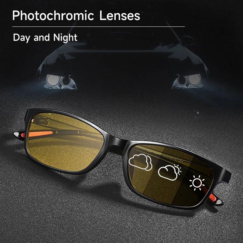 Verres photochromiques lunettes de soleil jour et nuit hommes lunettes de soleil de conduite femmes 