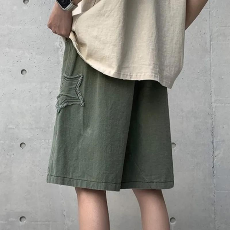 Goals Gym Short pour homme, Vintage, Simple, Été, Loisirs, Ulzzang Streetwear, Chic, At Star Patchwo