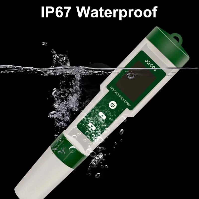 Moniteur de qualité de l'eau 10 en 1, testeur multifonction PH/EC/TDS/ORP/H2/Fertile/salinité/S.G/ré