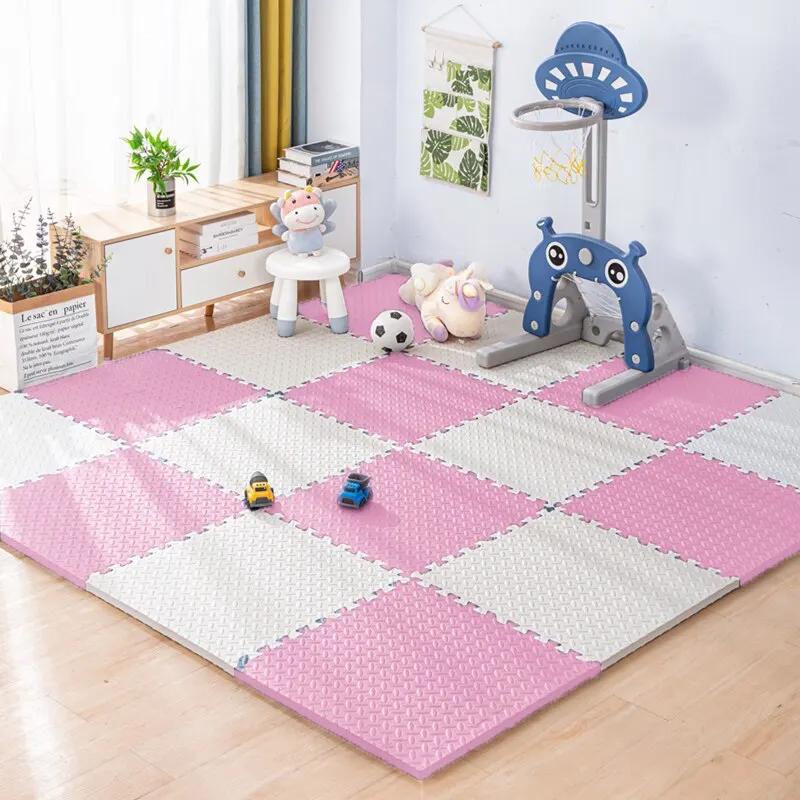 8-16 pièces tapis de jeu pour bébé tapis de Puzzle en mousse EVA tapis d'activités de chambre d'enfa