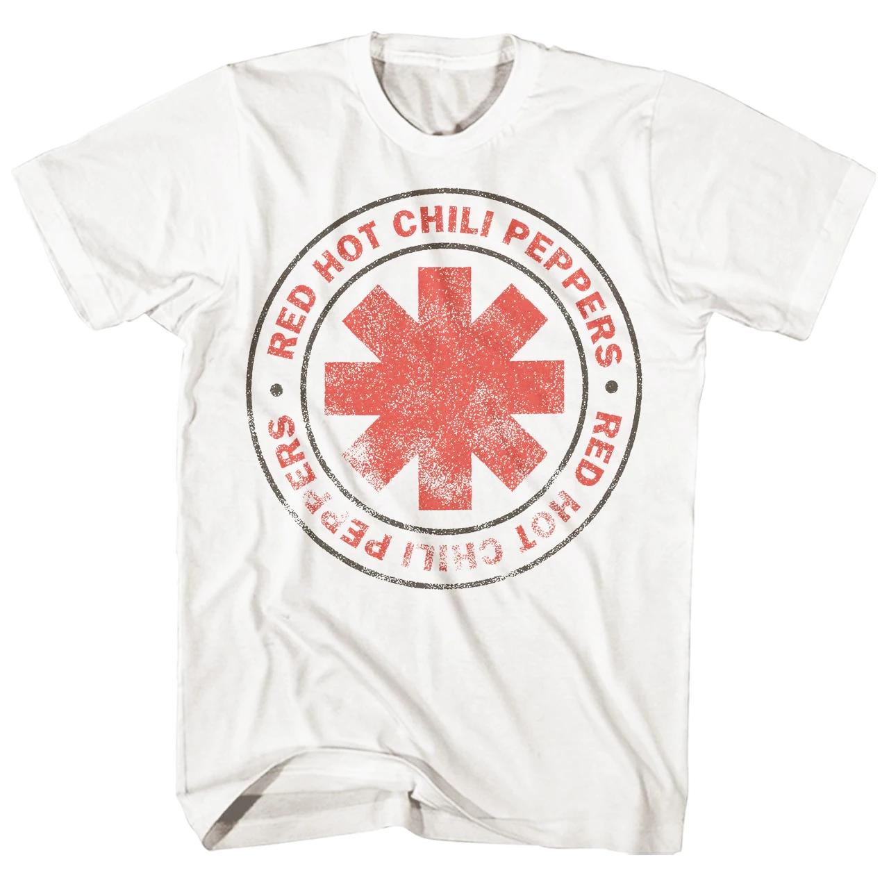 Rouge chaud Chili Peppers Rock T-Shirt à manches courtes hommes femmes Punk coton été T hommes vêtem
