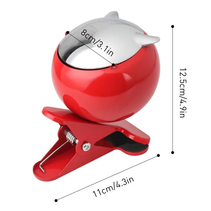 Cendrier en métal créatif avec clip, anti-chute, cendriers multifonctions pour salon, décorations an