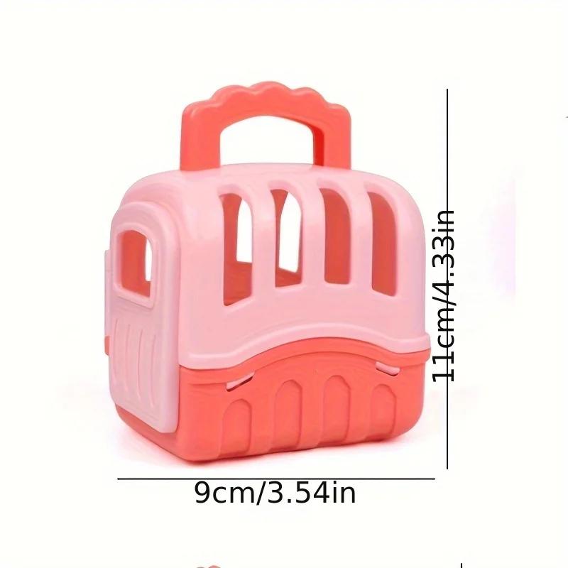 Panier pour animaux de compagnie, 8 pièces/ensemble, jouets familiaux, ensemble de poupées pour chie