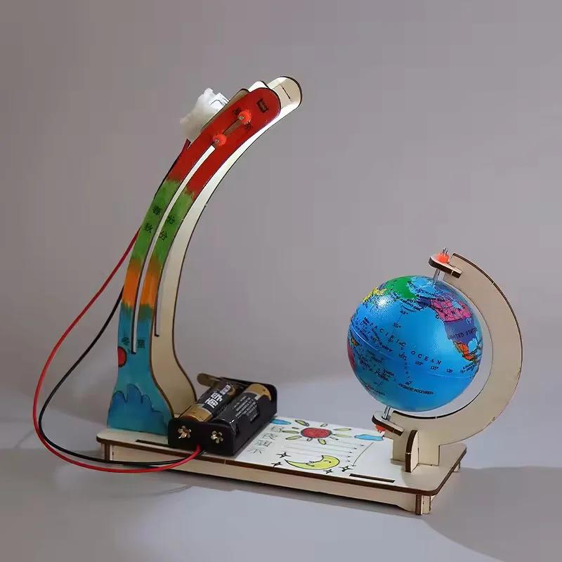 Bricolage modèle de terre jour nuit Cycle Science Kit tige éducatif Globe jouet pour enfants salle d