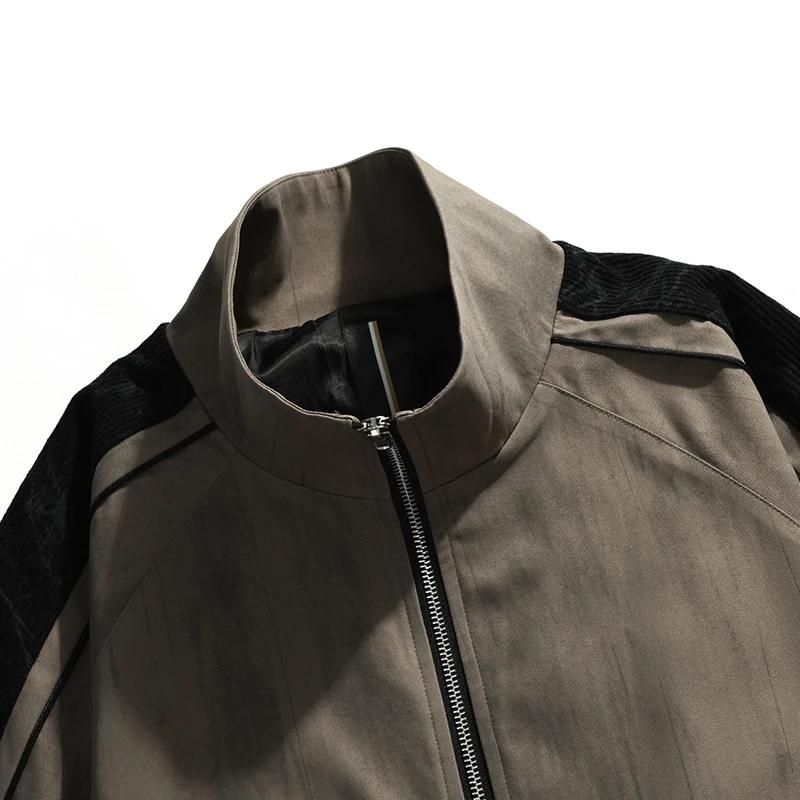 8XL hommes veste 2 pièces survêtement ensemble imperméable à rayures latérales grande taille 6XL 7XL