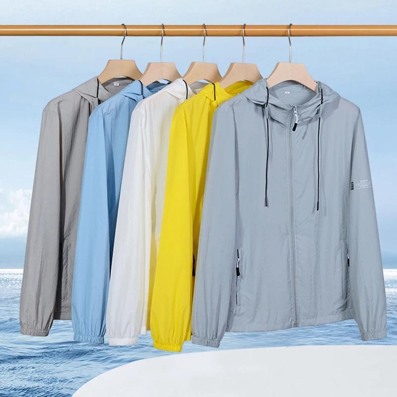 Veste d'été à capuche pour hommes et femmes, vêtements de Protection solaire, vêtements de pêche et 