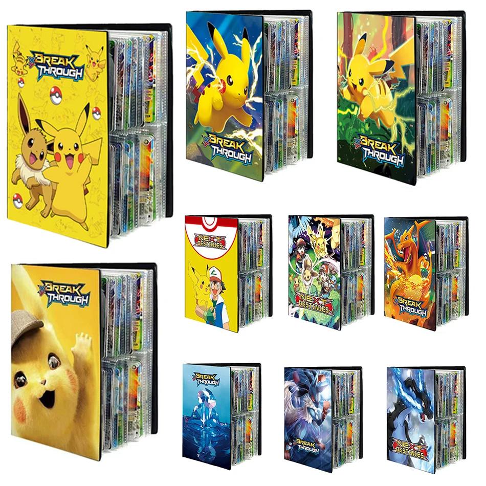 Classeur de collection Pokémon Charizard Mewtwo, protège-cartes anime, carnet pour album Pokémon, al