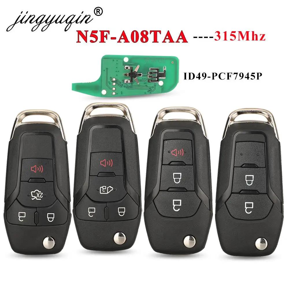 Jingyuqin clé à distance intelligente 315MHz pour Ford Fusion 2013-2016 N5F-A08TAA ID49 porte-clé sa