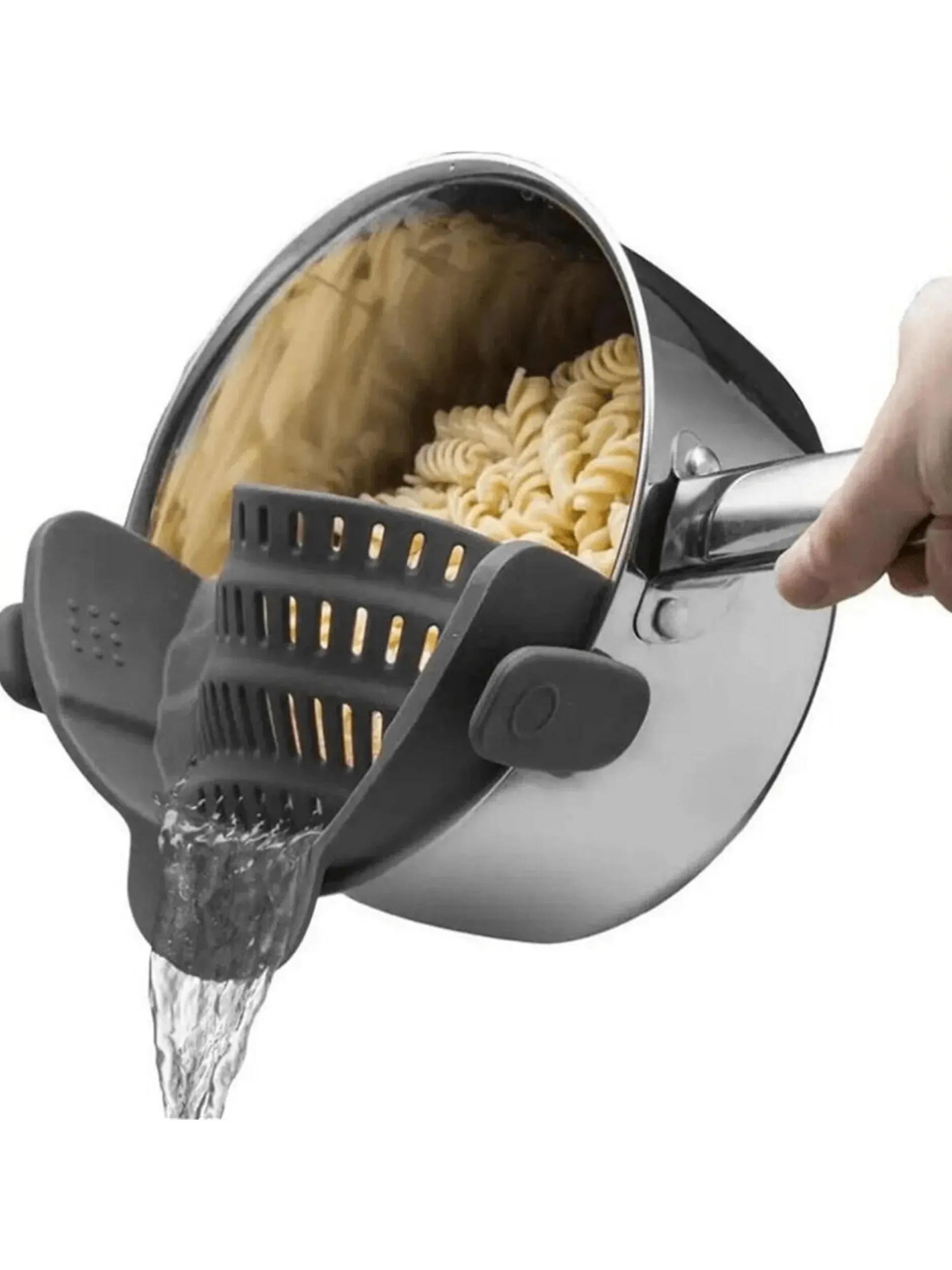 Passoire à clipser en silicone réglable, casseroles et bols, déterminer la proximité, liner pour nou