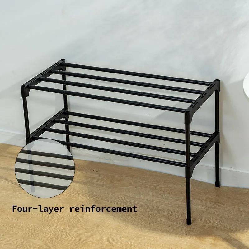 Armoire à chaussures domestique 2 couches, anti-poussière, épais, Durable, pour salon, pantoufles, b