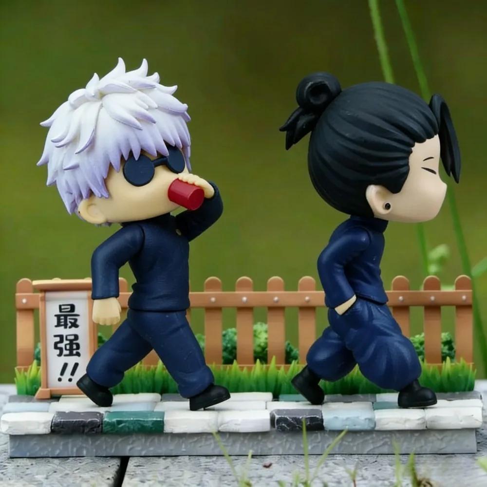 11 cm/4.33in Anime Jujutsu Kaisen Figure Geto Suguru Gojo Satoru figurines d'action Pvc Statue Colle