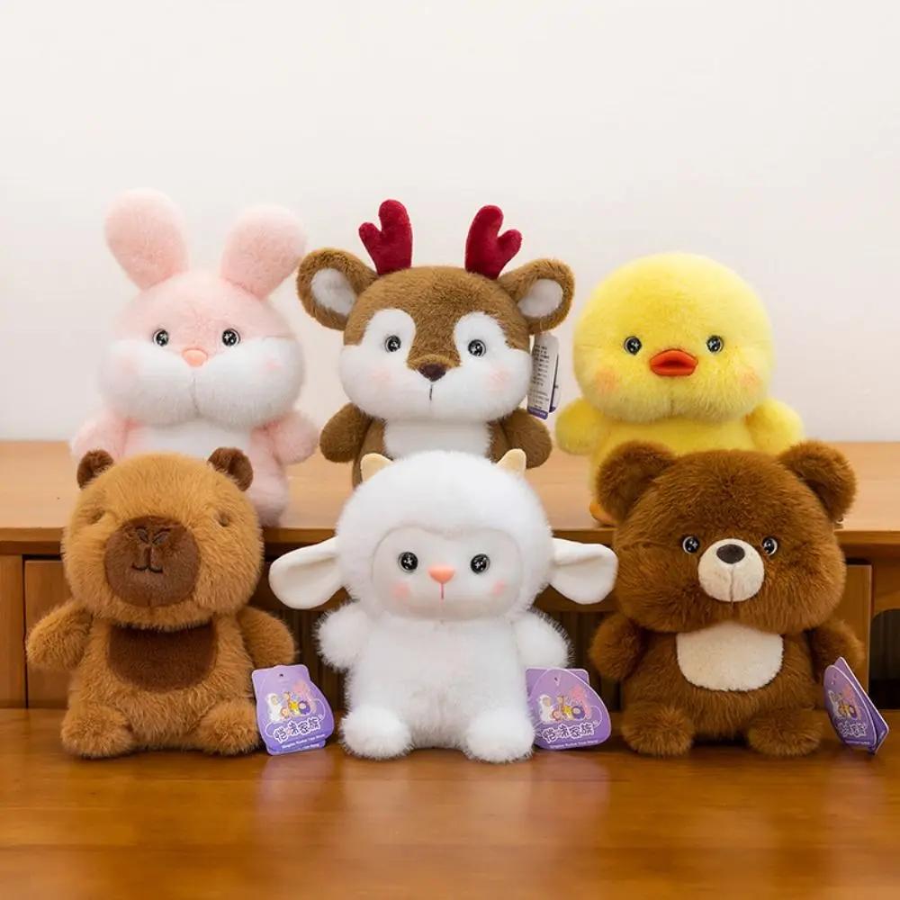 Mignon 16 cm peluche compagnon poupée Capybara éléphant peluche oreiller ours en peluche Animal en p