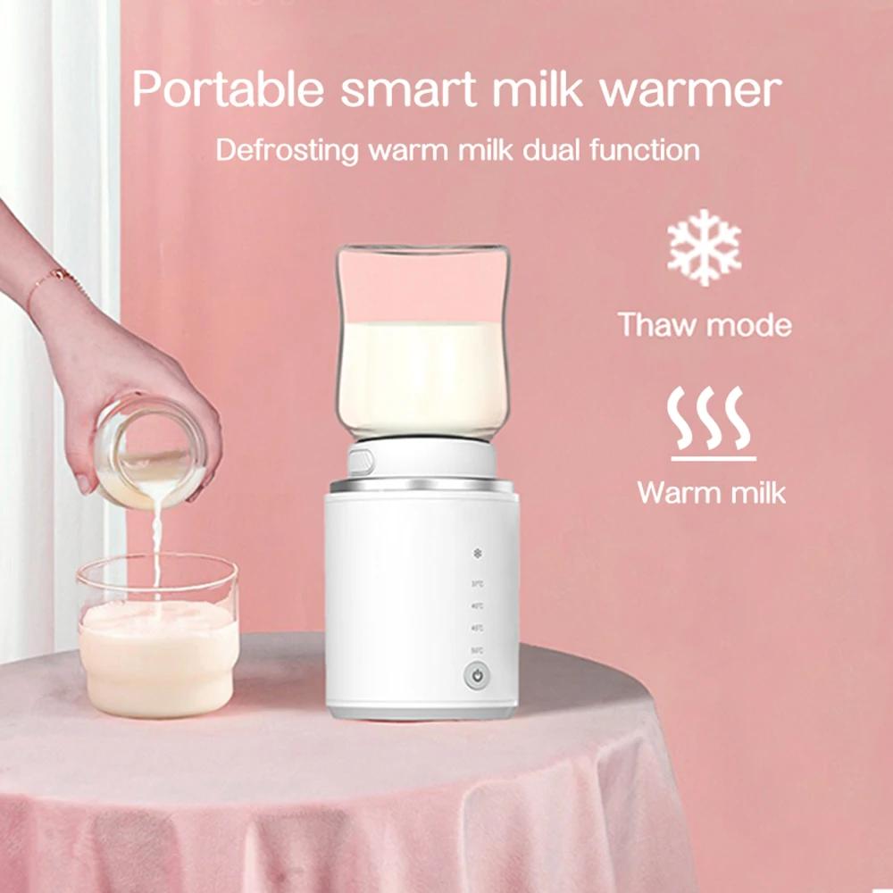 Chauffe-biberon sans fil N1, chauffe-lait portable rechargeable par USB + stérilisateur, ensemble de