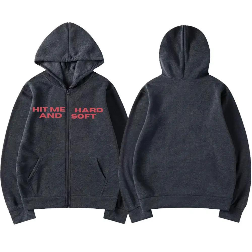 Hit Me dur et doux 2025 Tour sweat à capuche avec fermeture éclair Fans cadeau hommes femmes vêtemen