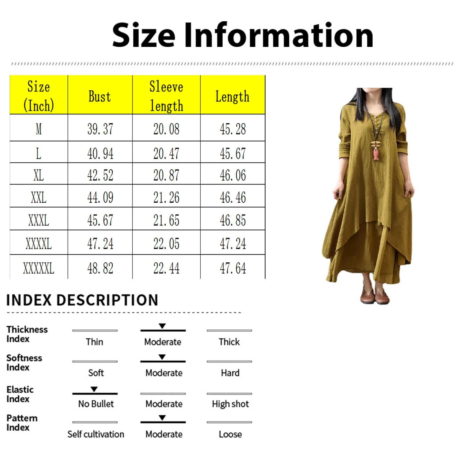 Robe longue en coton pour femmes, décontractée, à la mode, avec boutons, couleur unie, pour document