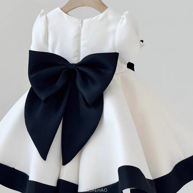 Robe de princesse en Satin pour petites filles, Style français, pour 1er anniversaire, Zhuazhou, à f