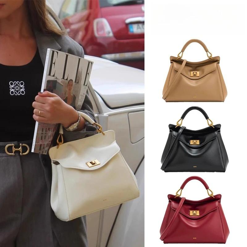 Sac à main 2026 Lock Bag New Lucia, sac bandoulière, sac de luxe léger et polyvalent pour femme