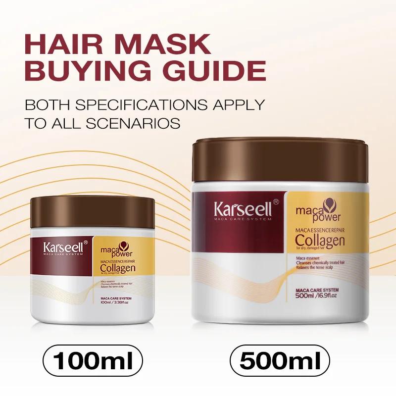 Karseell traitement capillaire au collagène masque capillaire revitalisant réparation profonde 100 m