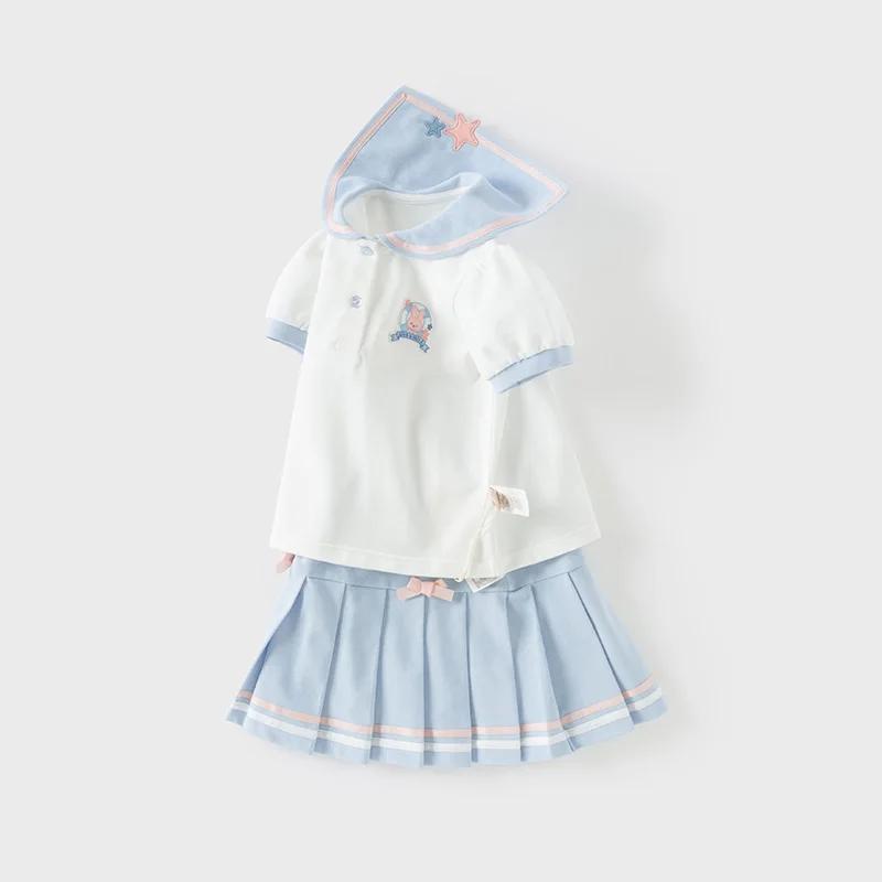 Strive MACChildren-Ensemble de jupe et polo de sport pour bébé, vêtements pour enfants doux et migno