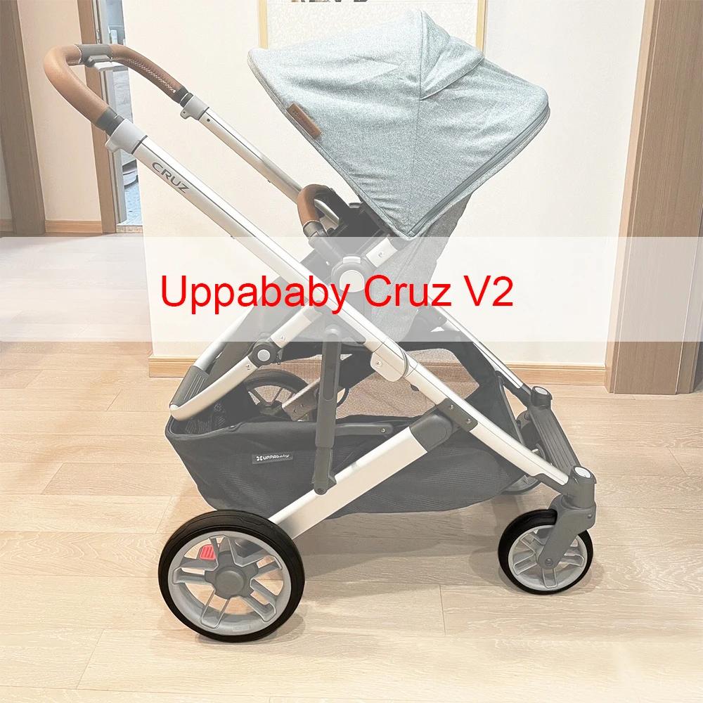 Pneu de roue de poussette chacun pour Uppababy Cruz V1/V2, couverture de pneu avant ou arrière en PU