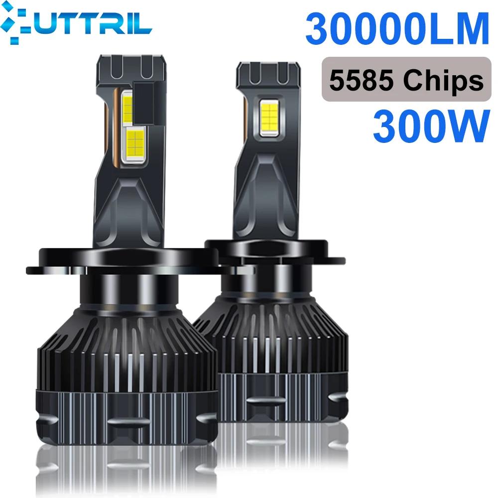 H4 H7 Canbus 300W 30000LM H1 H8 H9 H11 9005 HB3 9006 HB4 Auto LED Lampe Haute Puissance Antibrouilla