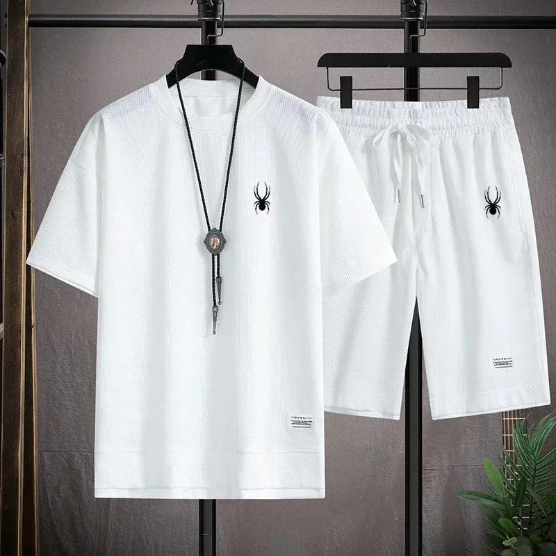T-shirt à Manches Courtes pour Homme, Décontracté, Mode Coréenne, Été