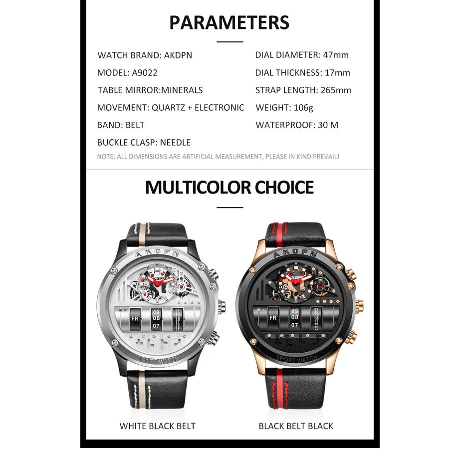 Montre à Quartz électronique de luxe pour hommes montres d'affaires hommes créatifs montre-bracelet 