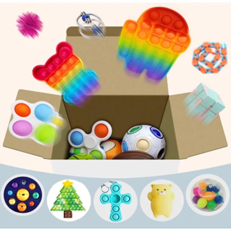 Sac de jouets mystère aléatoire pour enfants, jouets sensoriels bon marché, anti-Stress, autisme, td