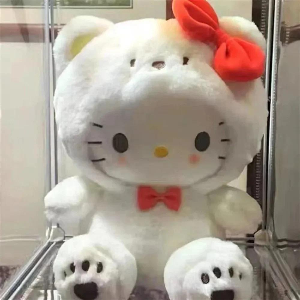 25CM Kawaii Sanrio peluche Hello Kitty cannelle Kuromi Pochacco peluche poupée dessin animé mignon j