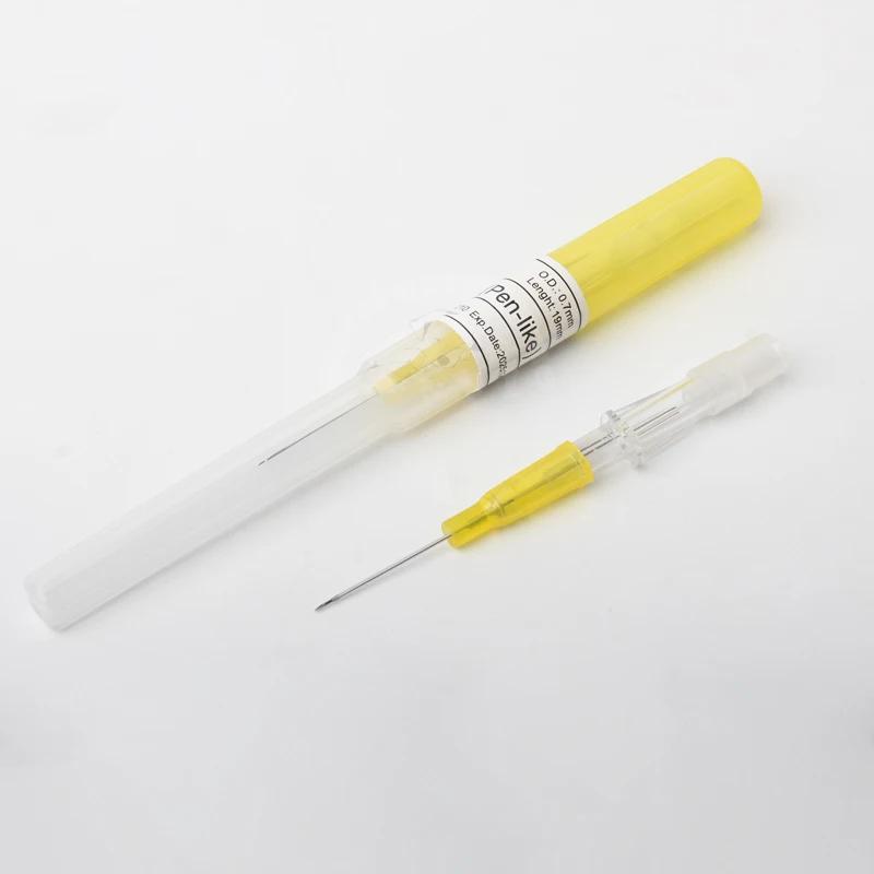 50pcs IV canule stylo Type cathéter d'injection intra-vinale 20G 22G 24G 26G fournisseurs vétérinair