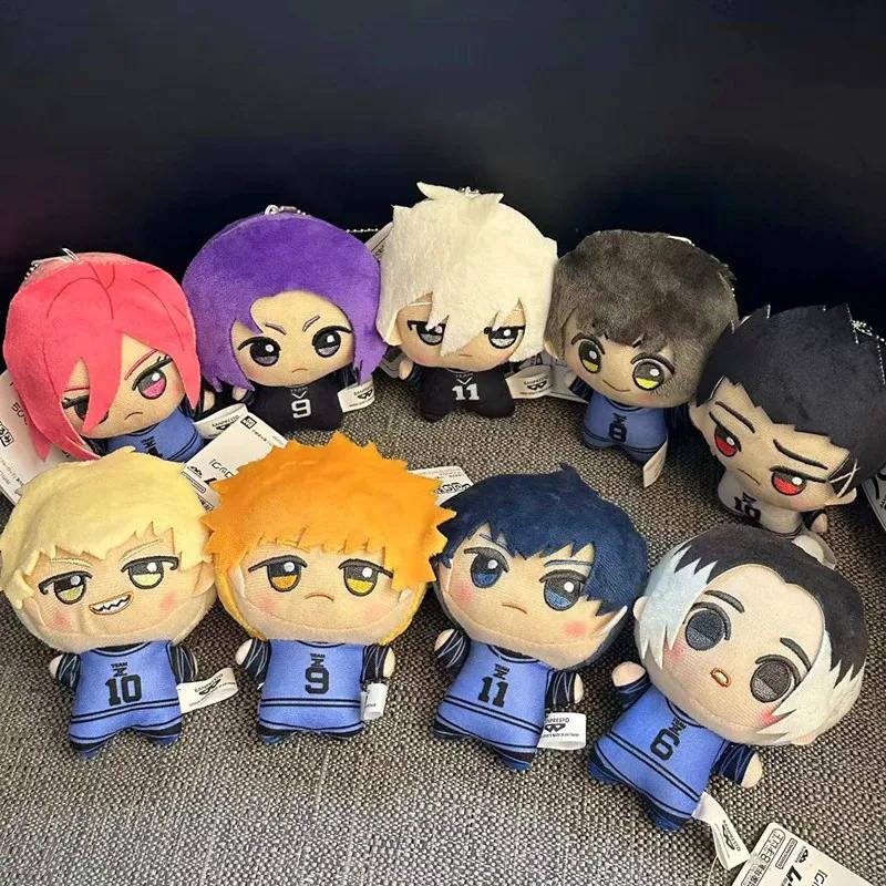Mini poupée en peluche à serrure bleue de 10cm, Seishiro Nagi Isagi Yoichi Chigiri Bachira Meguru, p