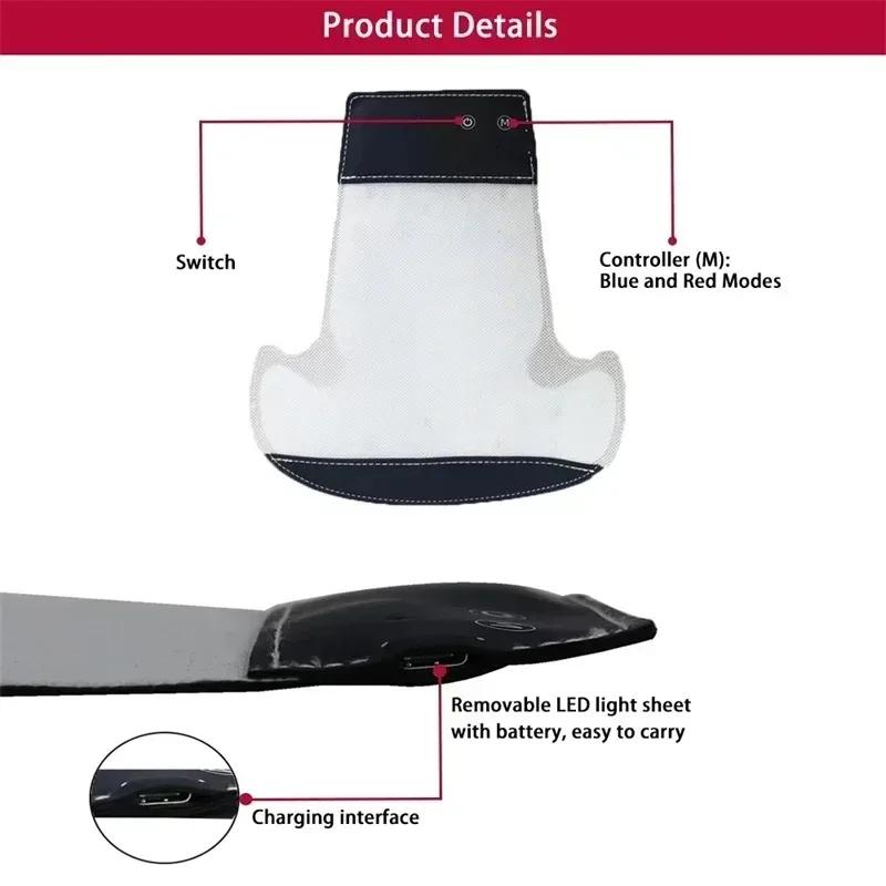 Bonnet de thérapie à la lumière rouge LED, casque de croissance des cheveux, chapeau laser à Diode, 